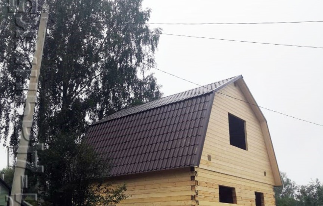 3 Брусовой дом К-5 6×6, 63 м², Ярославская область, жилой район Резинотехника, СНТ «Дудкино» (5)